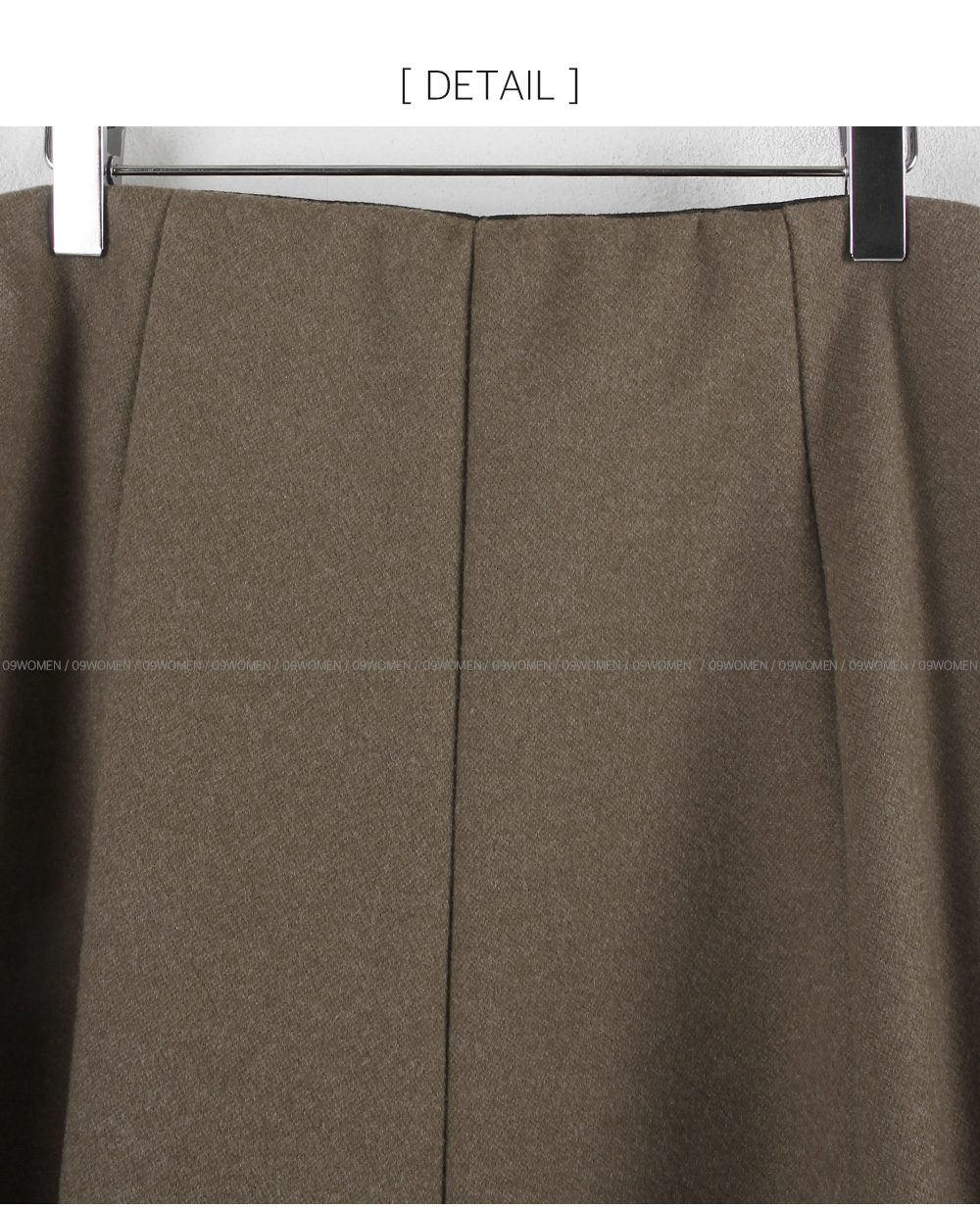TS6345S-A-Multi Striped Block Buttoned Skirt main image 0